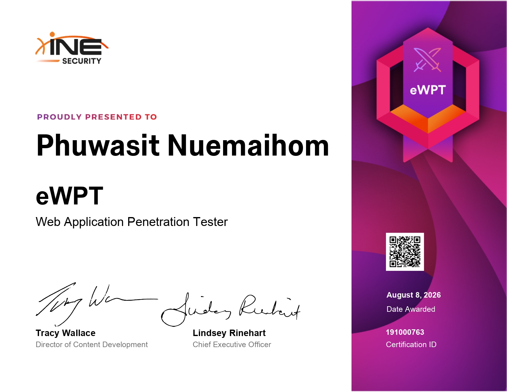 eWPT badge